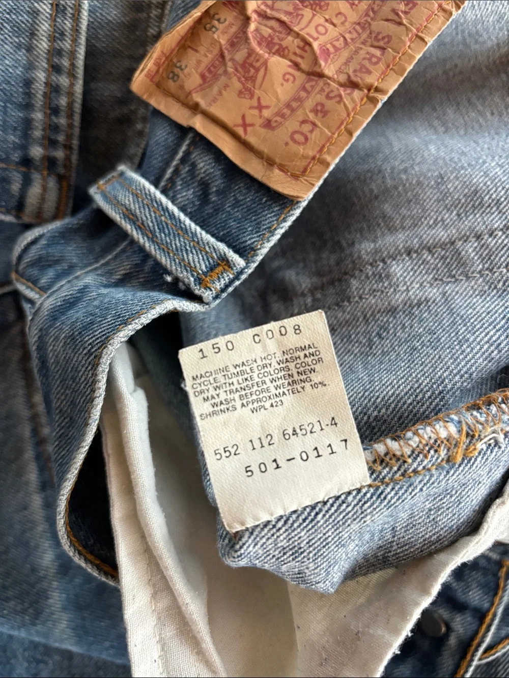 Vintage USA Levi’s 501xx Jeans